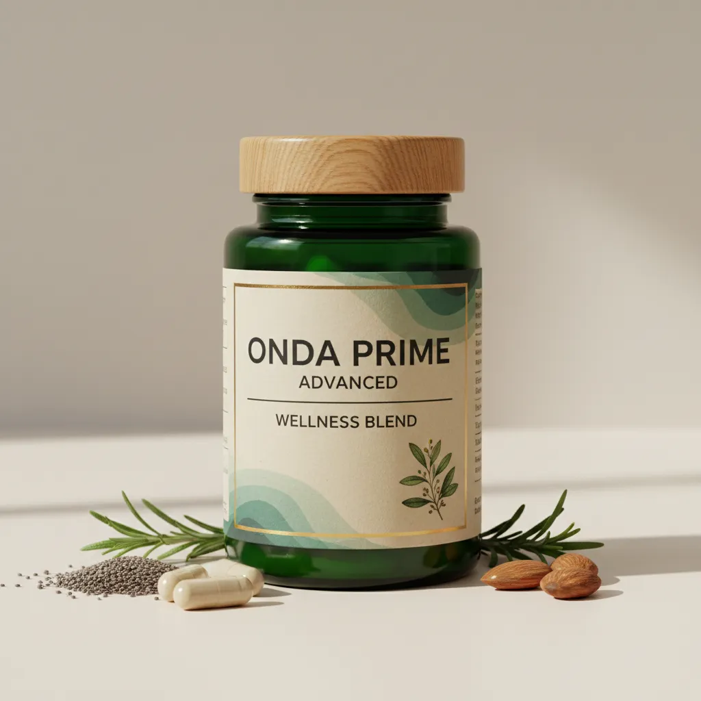 Onda Prime Advanced mørk grøn glasflaske med 90 kapsler